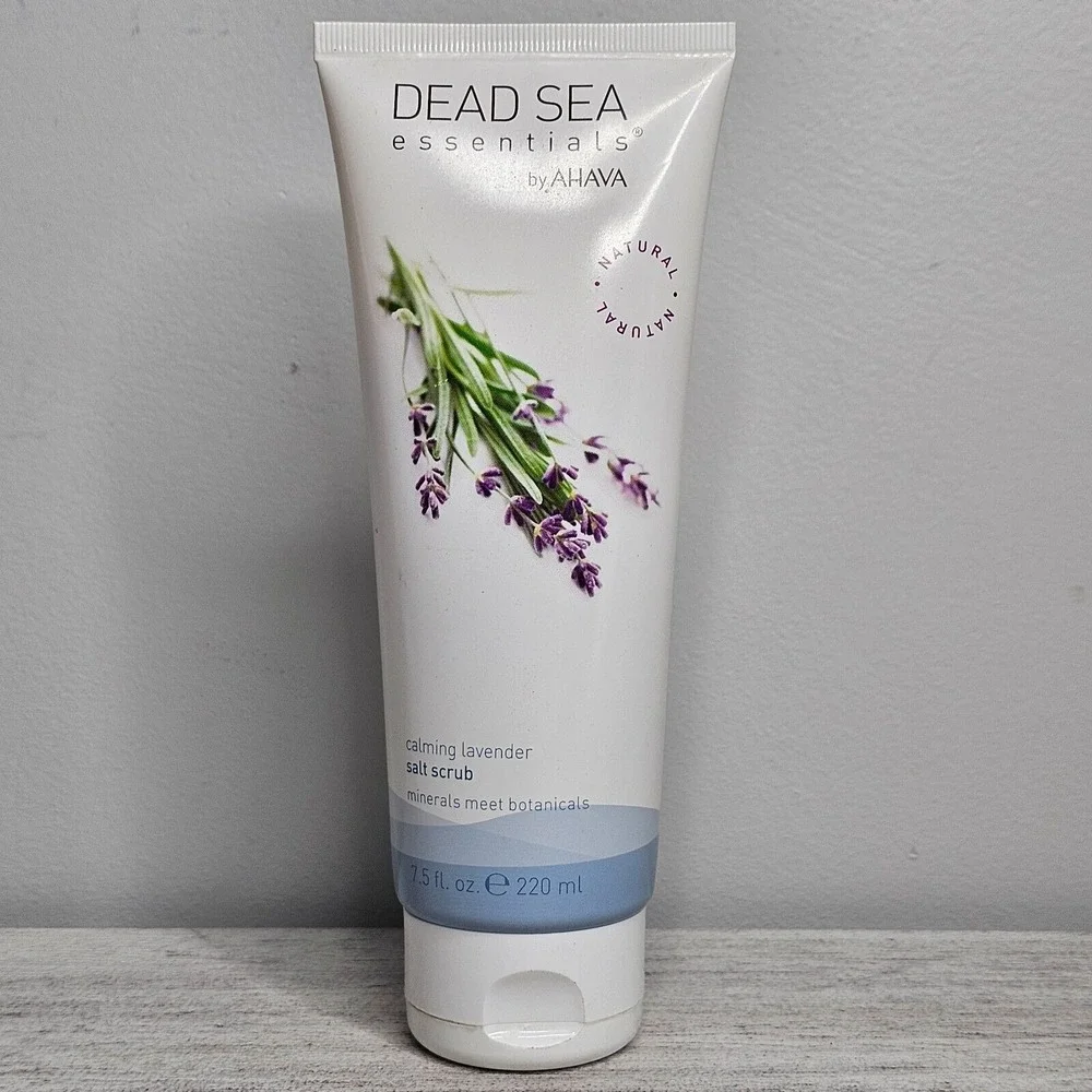 DEAD SEA‎ ESSENTIALS by Ahava •  Calming Lavender Salt Scrub • 7.5 fl oz • NEW